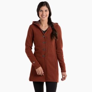 Kuhl Isla Wool Blend Coat with Hood, Size XS